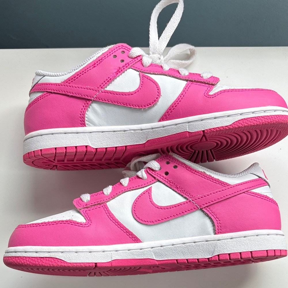 Nike Vibrant Pink and White Athletic Shoes